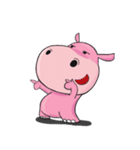 Happy Hippo（個別スタンプ：21）