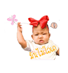 Bright, naughty little girl（個別スタンプ：12）