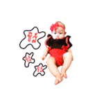 Bright, naughty little girl（個別スタンプ：17）
