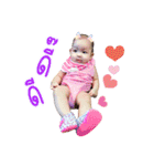 Bright, naughty little girl（個別スタンプ：22）