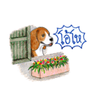 Funny Beagle (Thai version)（個別スタンプ：16）