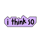 lowercase phrases（個別スタンプ：1）