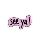 lowercase phrases（個別スタンプ：3）