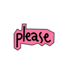 lowercase phrases（個別スタンプ：13）