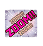 ZOOM, FIGHTING, POWER (Eng)（個別スタンプ：31）