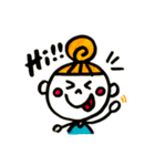 Happy girl 2（個別スタンプ：1）