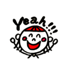 Happy girl 2（個別スタンプ：2）
