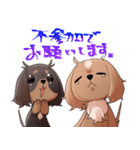 犬のチョコくん その4（個別スタンプ：17）