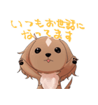 犬のチョコくん その4（個別スタンプ：22）