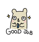 People Bear Office Mode（個別スタンプ：14）