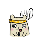 People Bear Office Mode（個別スタンプ：32）