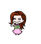 Jummum Girl（個別スタンプ：7）