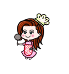 Jummum Girl（個別スタンプ：19）