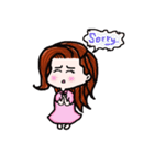 Jummum Girl（個別スタンプ：21）