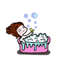 Jummum Girl（個別スタンプ：32）