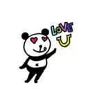 Mr. and Mrs.Panda（個別スタンプ：1）