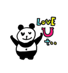 Mr. and Mrs.Panda（個別スタンプ：2）