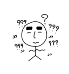 Thick eyebrow ＆ Short leg（個別スタンプ：10）