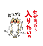 恥ずかしすぎて逃げたい猫 アーニャ（個別スタンプ：14）