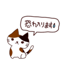 朝昼夜の猫日本語（個別スタンプ：31）