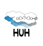 crazy cloud（個別スタンプ：24）