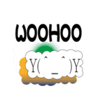 crazy cloud（個別スタンプ：34）