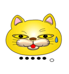 It is a lucky gold cat.（個別スタンプ：3）