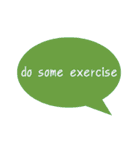 My Daily Routine（個別スタンプ：7）