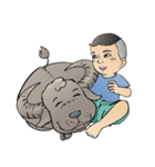 Arun and Ratri v2 stickers（個別スタンプ：7）