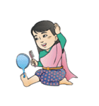 Arun and Ratri v2 stickers（個別スタンプ：14）