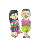 Arun and Ratri v2 stickers（個別スタンプ：15）