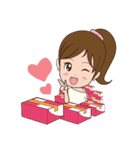 Nong Sauy Cute Girl（個別スタンプ：1）