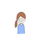 一つ目千さん（個別スタンプ：1）