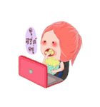 KOKAEW Pink holic girl（個別スタンプ：4）
