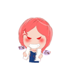 KOKAEW Pink holic girl（個別スタンプ：5）