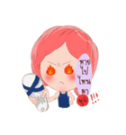 KOKAEW Pink holic girl（個別スタンプ：8）