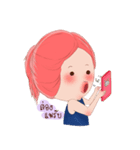 KOKAEW Pink holic girl（個別スタンプ：10）
