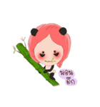 KOKAEW Pink holic girl（個別スタンプ：18）