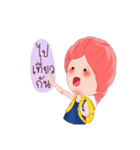 KOKAEW Pink holic girl（個別スタンプ：23）