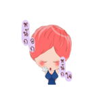 KOKAEW Pink holic girl（個別スタンプ：25）