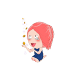 KOKAEW Pink holic girl（個別スタンプ：30）