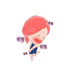 KOKAEW Pink holic girl（個別スタンプ：31）