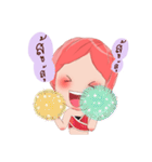 KOKAEW Pink holic girl（個別スタンプ：33）