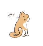 うちのねこ、たわし。（個別スタンプ：5）