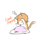 うちのねこ、たわし。（個別スタンプ：36）