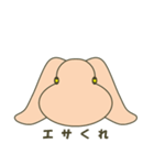 ウサギのとろろ（個別スタンプ：1）