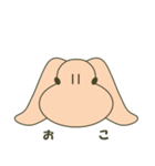 ウサギのとろろ（個別スタンプ：2）