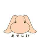 ウサギのとろろ（個別スタンプ：14）