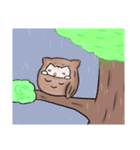 ゆるゆるミミズクさん（個別スタンプ：11）