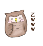 ゆるゆるミミズクさん（個別スタンプ：21）